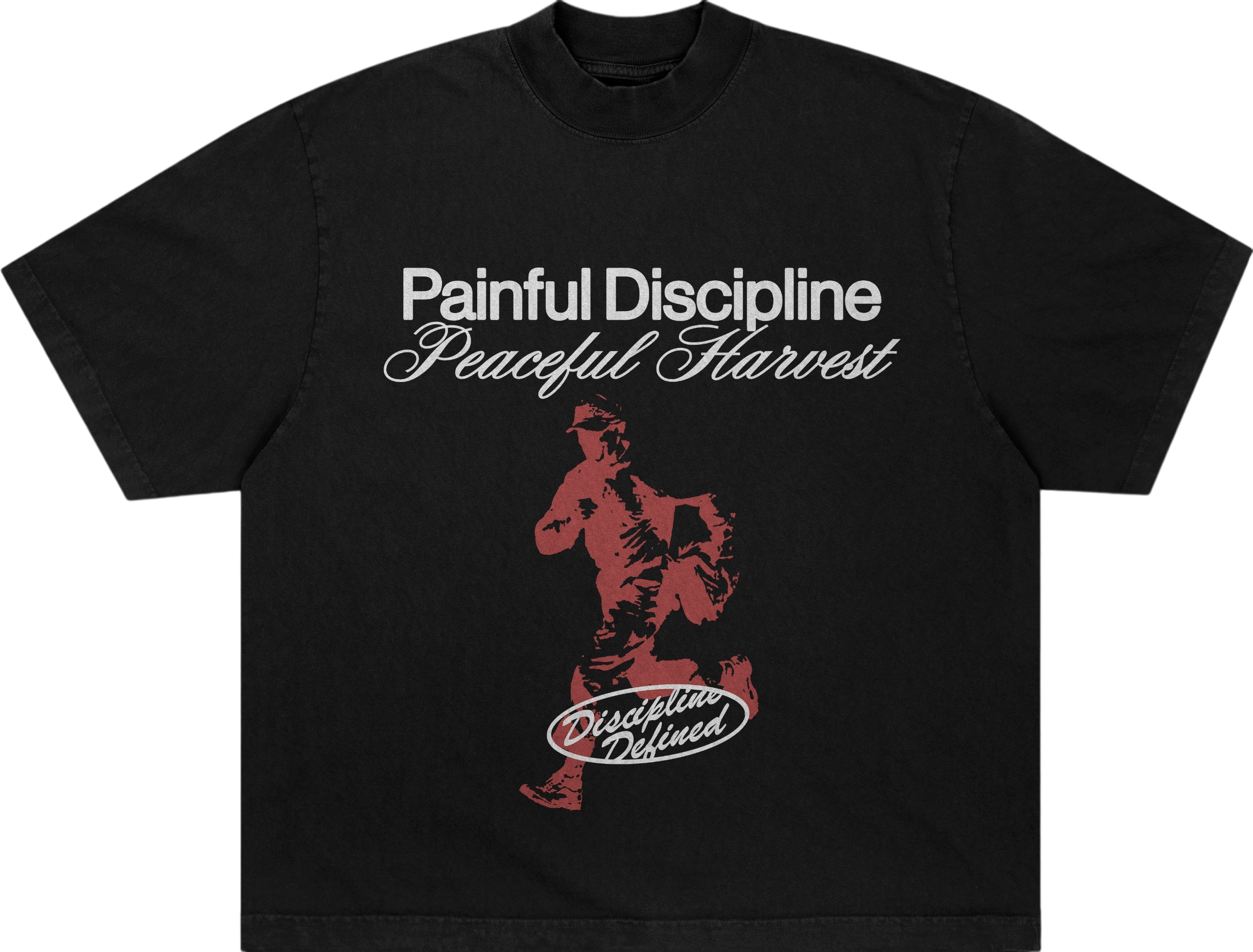 "Painful Discipline" Heavyweight Tee | Black